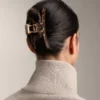 Pinza para el pelo grande metalizada Pinza para el pelo grande metalizada