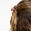 Pinza para el pelo pequeña imitación carey