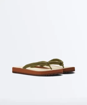 Sandalias de playa de cuerda trenzada
