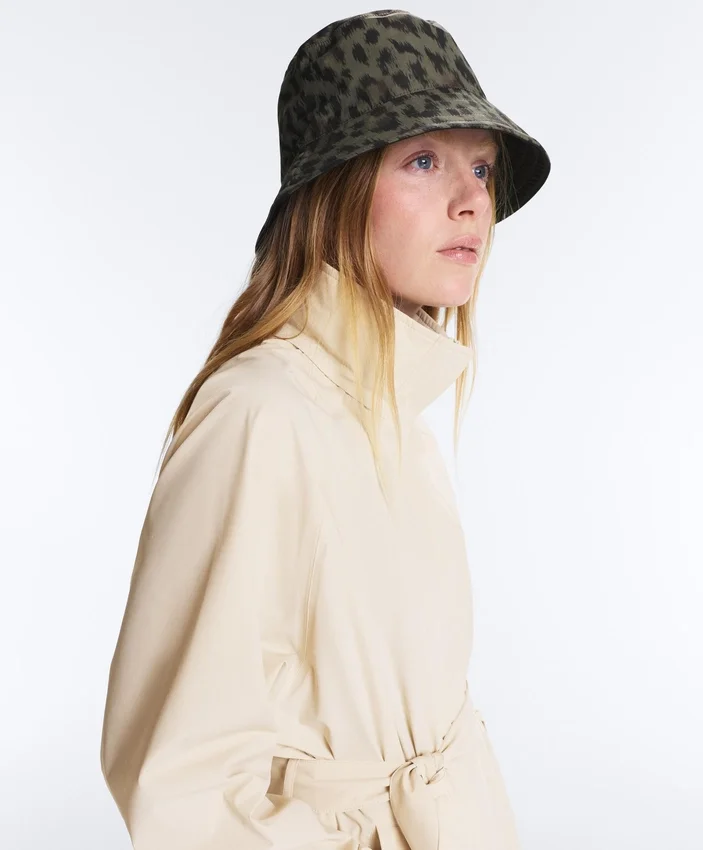 Sombrero impermeable 10K con estampado de leopardo Sombrero impermeable 10K con estampado de leopardo