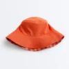 Sombreros de pescador reversibles de mezcla de algodón a cuadros Sombreros de pescador reversibles de mezcla de algodón a cuadros