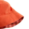 Sombreros de pescador reversibles de mezcla de algodón a cuadros Sombreros de pescador reversibles de mezcla de algodón a cuadros