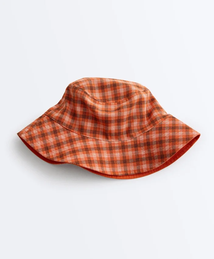 Sombreros de pescador reversibles de mezcla de algodón a cuadros Sombreros de pescador reversibles de mezcla de algodón a cuadros
