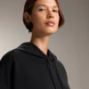 Sudadera con capucha de corte recto y modal cepillado Sudadera con capucha de corte recto y modal cepillado