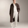 Sudadera con capucha de corte recto y modal cepillado Sudadera con capucha de corte recto y modal cepillado