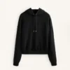 Sudadera con capucha de corte recto y modal cepillado Sudadera con capucha de corte recto y modal cepillado
