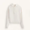 Sudadera con capucha de corte recto y modal cepillado Sudadera con capucha de corte recto y modal cepillado