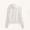 Sudadera con capucha de corte recto y modal cepillado Sudadera con capucha de corte recto y modal cepillado