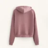Sudadera con capucha de corte recto y modal cepillado