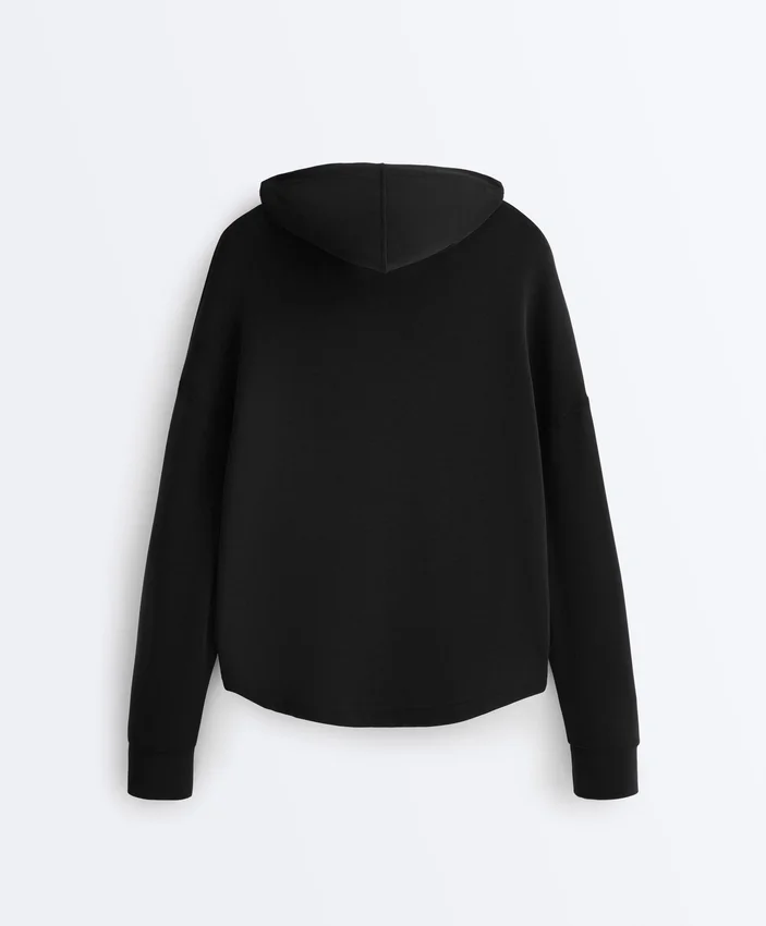 Sudadera con cremallera de modal Soft Touch de tacto suave Sudadera con cremallera de modal Soft Touch de tacto suave