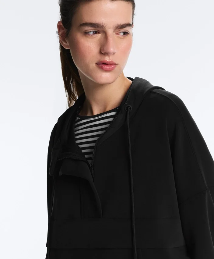Sudadera con cremallera de modal Soft Touch de tacto suave Sudadera con cremallera de modal Soft Touch de tacto suave