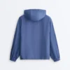 Sudadera con media cremallera, bolsillo delantero, mezcla de lyocell y 24 % de lino