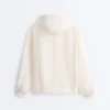 Sudadera con media cremallera, bolsillo delantero, mezcla de lyocell y 24 % de lino