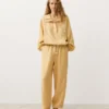 Pantalones rectos de mezcla de lyocell y 24 % de lino Pantalones rectos de mezcla de lyocell y 24 % de lino