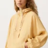 Sudadera con media cremallera, bolsillo delantero, mezcla de lyocell y 24 % de lino