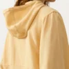Sudadera con media cremallera, bolsillo delantero, mezcla de lyocell y 24 % de lino