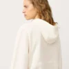 Sudadera con media cremallera, bolsillo delantero, mezcla de lyocell y 24 % de lino