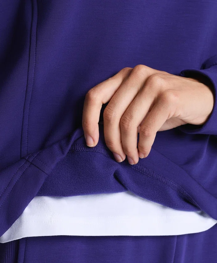 Sudadera con media cremallera y modal cepillado Sudadera con media cremallera y modal cepillado