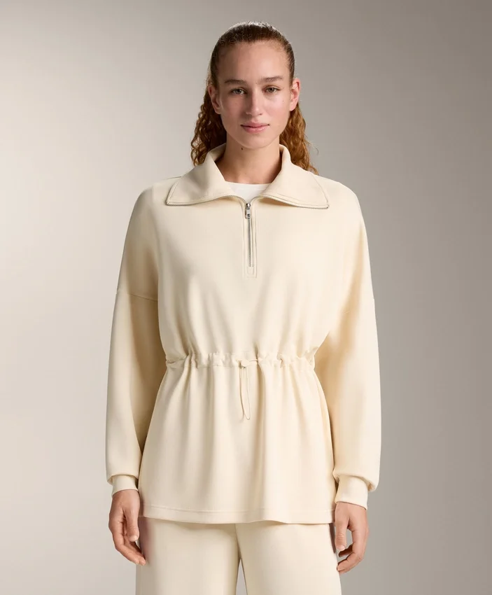 Sudadera con media cremallera y modal Soft Touch Sudadera con media cremallera y modal Soft Touch