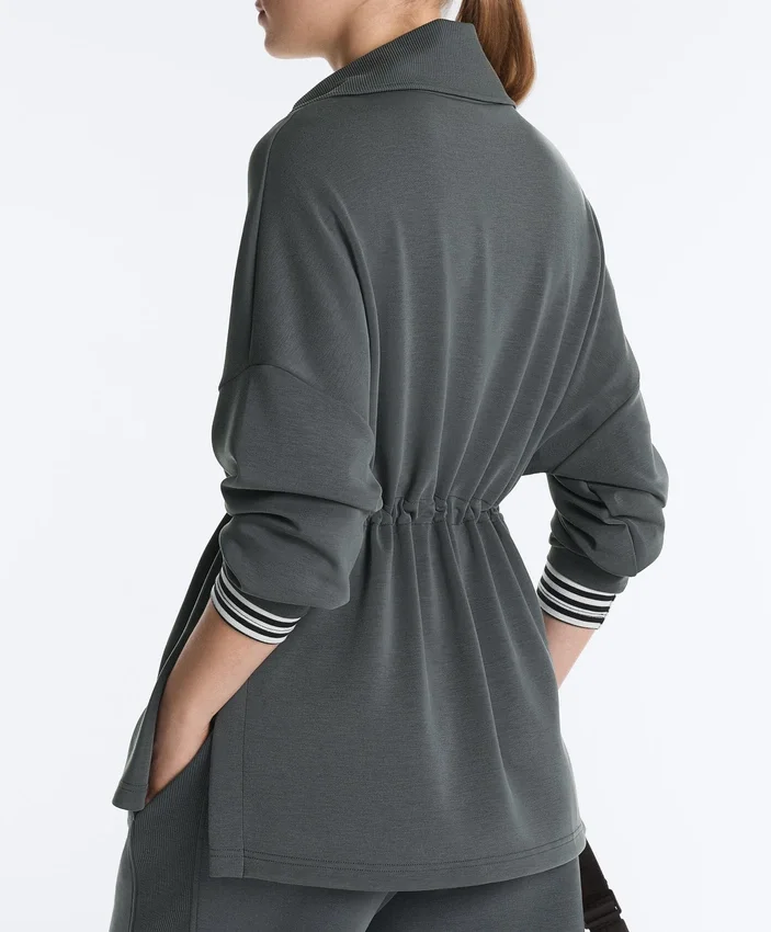 Sudadera con media cremallera y modal Soft Touch Sudadera con media cremallera y modal Soft Touch