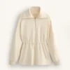 Sudadera con media cremallera y modal Soft Touch Sudadera con media cremallera y modal Soft Touch