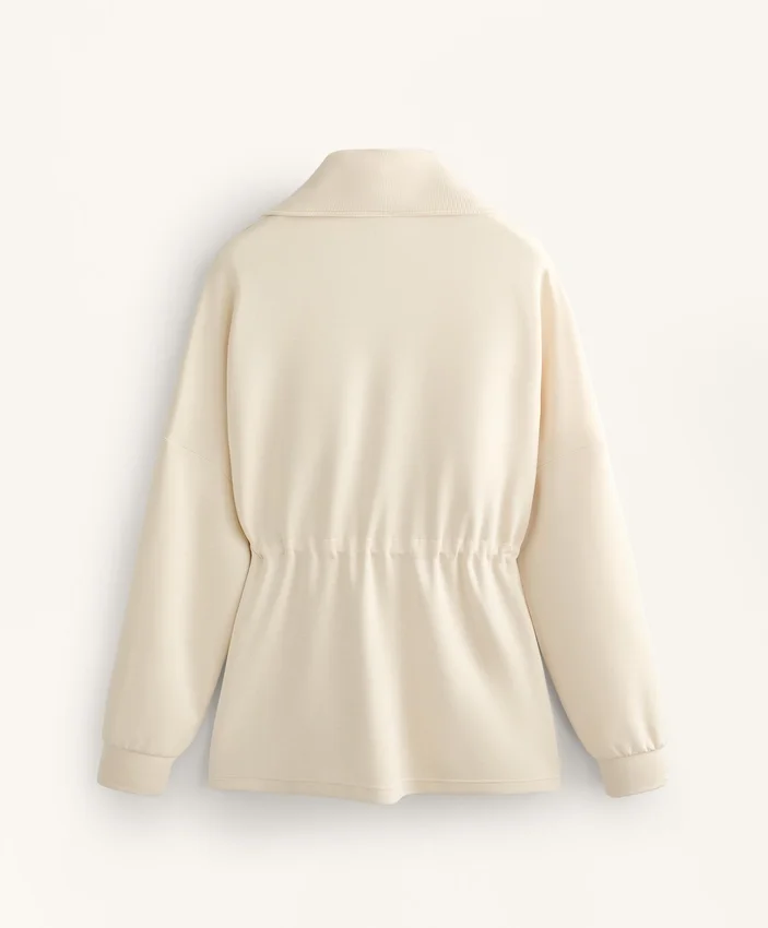 Sudadera con media cremallera y modal Soft Touch Sudadera con media cremallera y modal Soft Touch