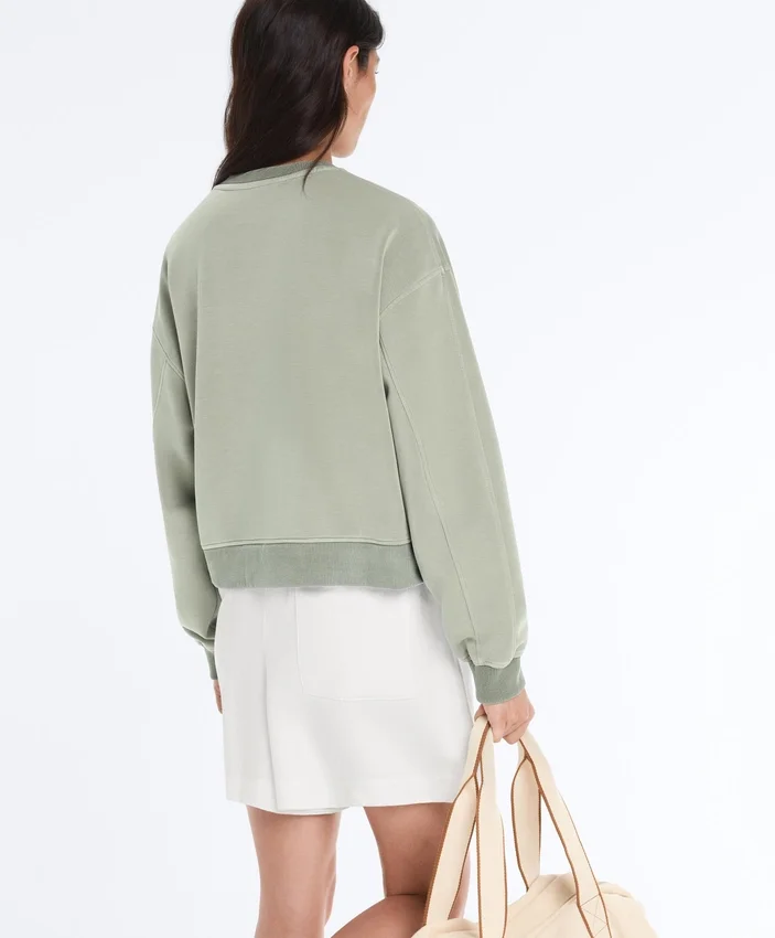Sudadera de cuello redondo Soft Touch con modal Sudadera de cuello redondo Soft Touch con modal