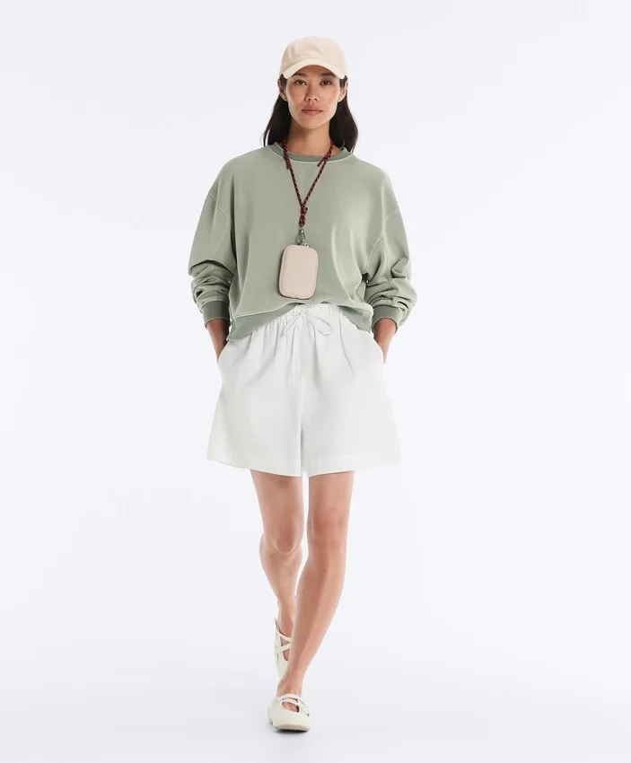 Sudadera de cuello redondo Soft Touch con modal Sudadera de cuello redondo Soft Touch con modal