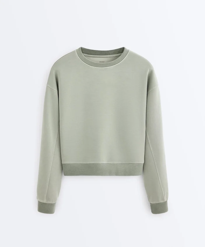 Sudadera de cuello redondo Soft Touch con modal Sudadera de cuello redondo Soft Touch con modal