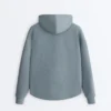 Sudadera de modal Soft Touch con cremallera y cuello acanalado