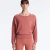 Sudadera de modal Soft Touch con cuello barco Sudadera de modal Soft Touch con cuello barco