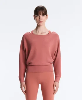 Sudadera de modal Soft Touch con cuello barco