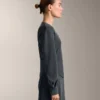 Sudadera de rayas asimétricas con modal Sudadera de rayas asimétricas con modal