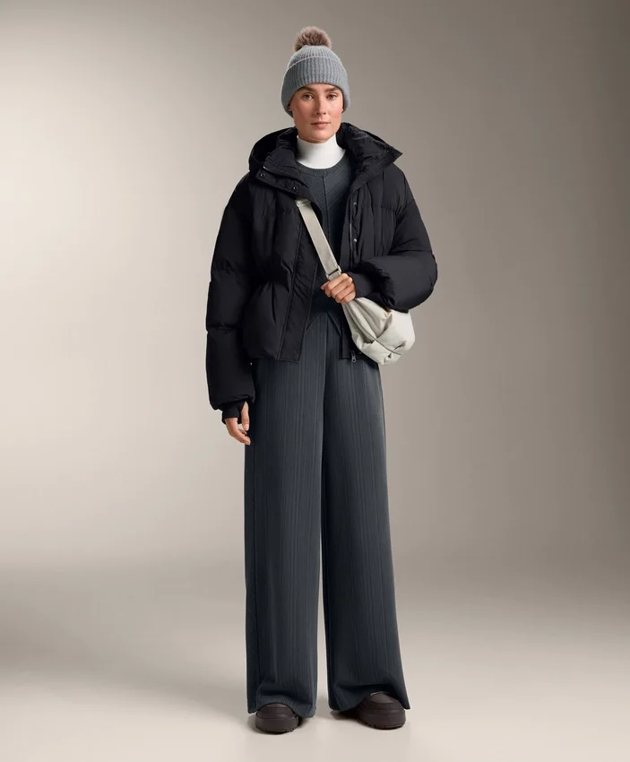 Sudadera de rayas asimétricas con modal Sudadera de rayas asimétricas con modal