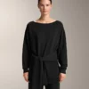 Sudadera larga de modal Soft Touch con detalle de nudo Sudadera larga de modal Soft Touch con detalle de nudo