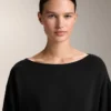 Sudadera larga de modal Soft Touch con detalle de nudo Sudadera larga de modal Soft Touch con detalle de nudo
