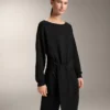Sudadera larga de modal Soft Touch con detalle de nudo Sudadera larga de modal Soft Touch con detalle de nudo