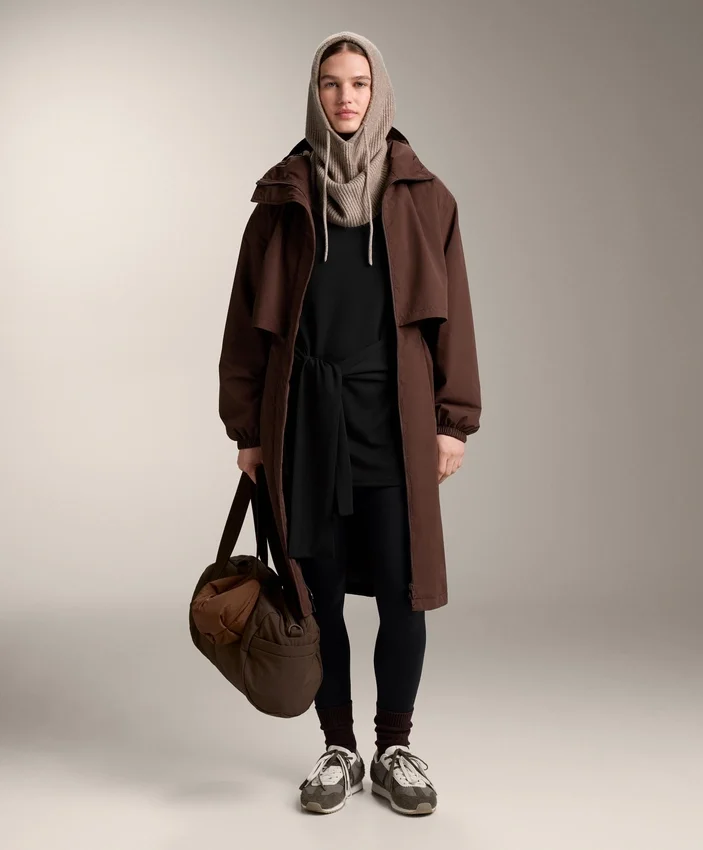 Sudadera larga de modal Soft Touch con detalle de nudo Sudadera larga de modal Soft Touch con detalle de nudo