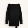 Sudadera larga de modal Soft Touch con detalle de nudo Sudadera larga de modal Soft Touch con detalle de nudo