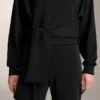 Sudadera Soft Touch anudada con modal Sudadera Soft Touch anudada con modal