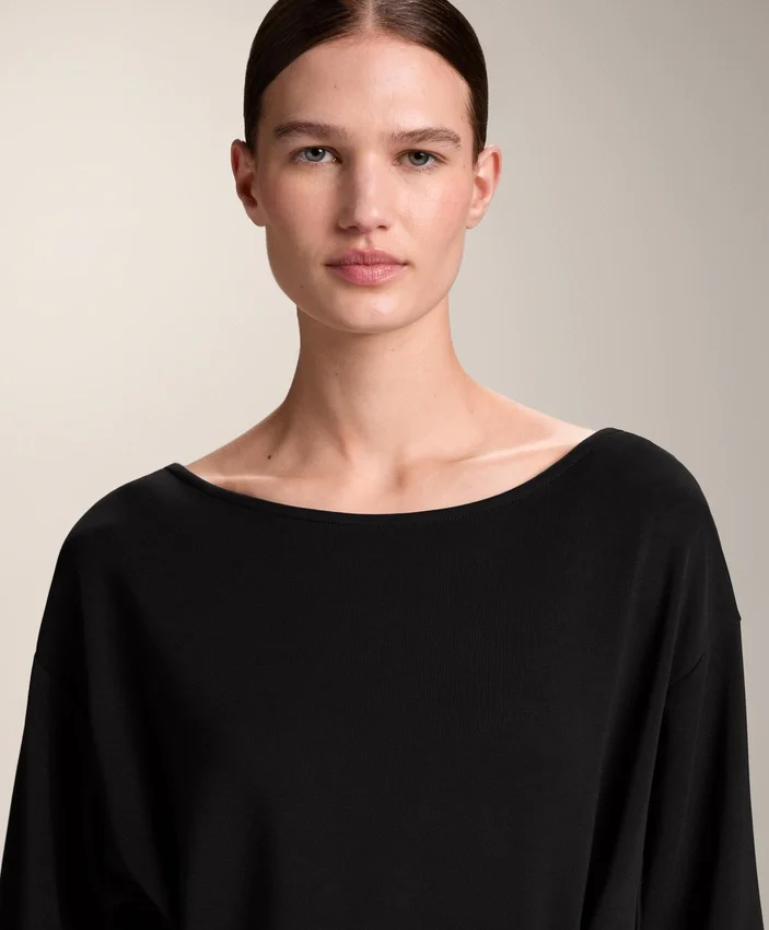Sudadera Soft Touch anudada con modal Sudadera Soft Touch anudada con modal
