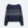 Sudadera Soft Touch con rayas marineras y modal Sudadera Soft Touch con rayas marineras y modal
