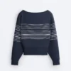 Sudadera Soft Touch con rayas marineras y modal Sudadera Soft Touch con rayas marineras y modal