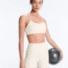 Sujetador deportivo Evermove de sujeción ligera con estampado floral