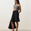 Trikinis asimétricos con estampado de cuadros mini