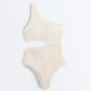 Trikinis asimétricos de croché con burbujas Trikinis asimétricos de croché con burbujas