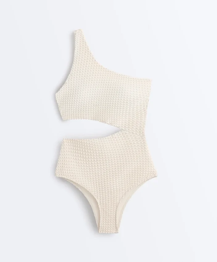 Trikinis asimétricos de croché con burbujas Trikinis asimétricos de croché con burbujas