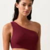 Trikinis asimétricos de jacquard con mini cuadros Trikinis asimétricos de jacquard con mini cuadros
