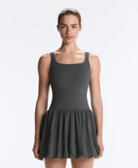 Vestido corto tipo globo Comfortlux