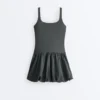 Vestido corto tipo globo Comfortlux